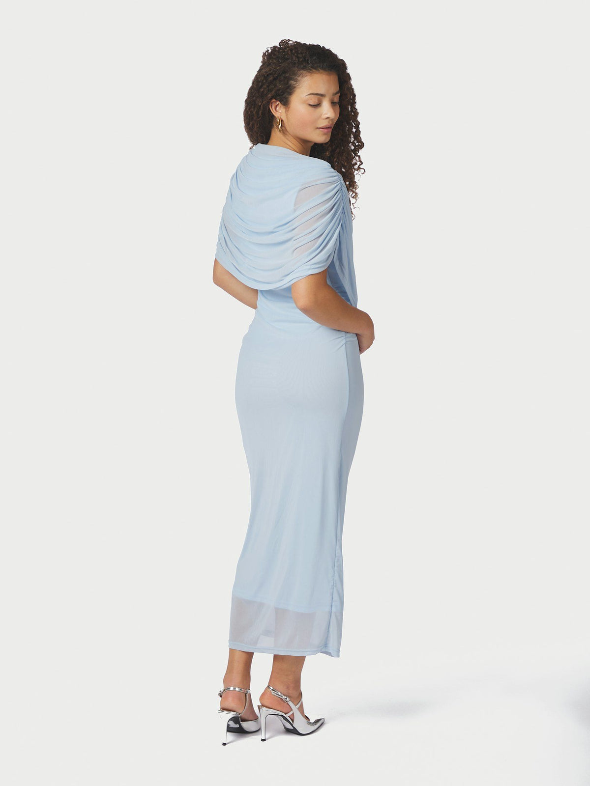Tottuna Long Drapy Mesh Dress