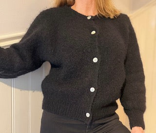 Leila mohair knit cardigans