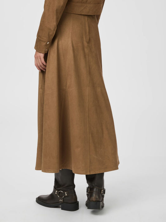 Raya Faux Suede Skirt