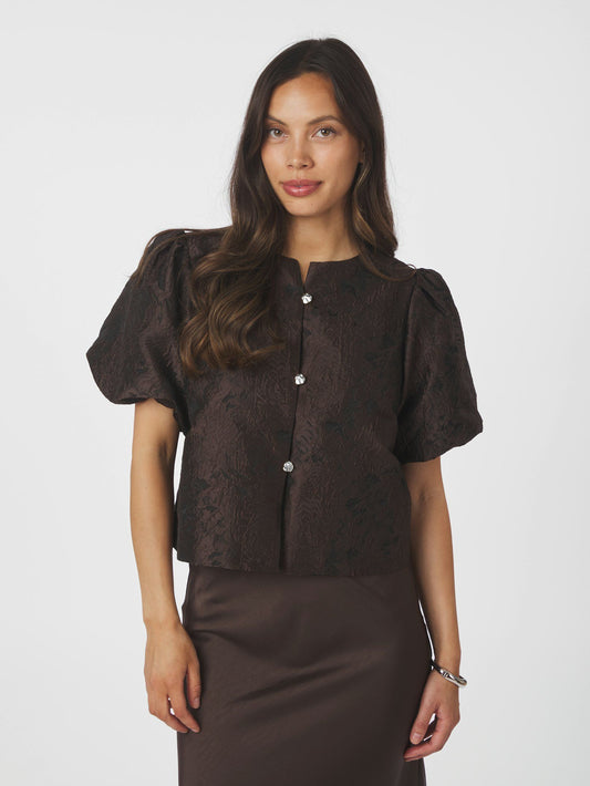 Aisa brocade blouse