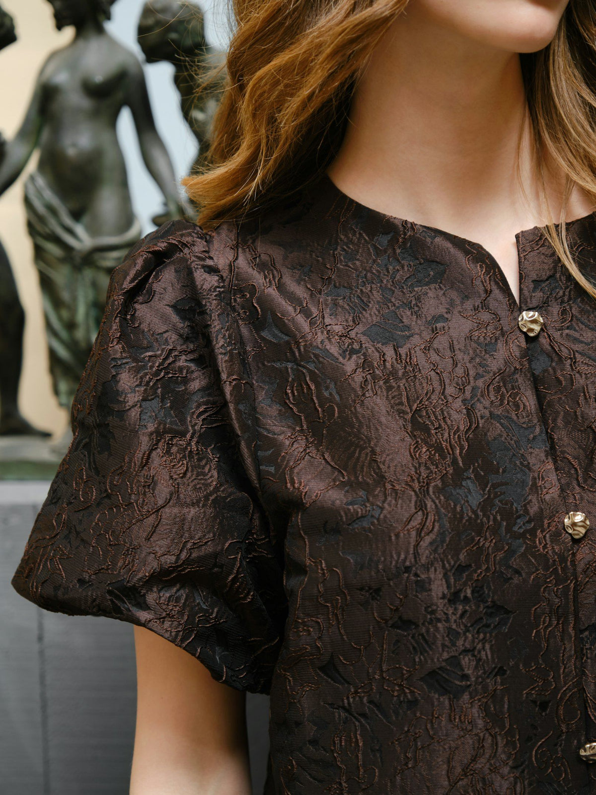 Aisa brocade blouse