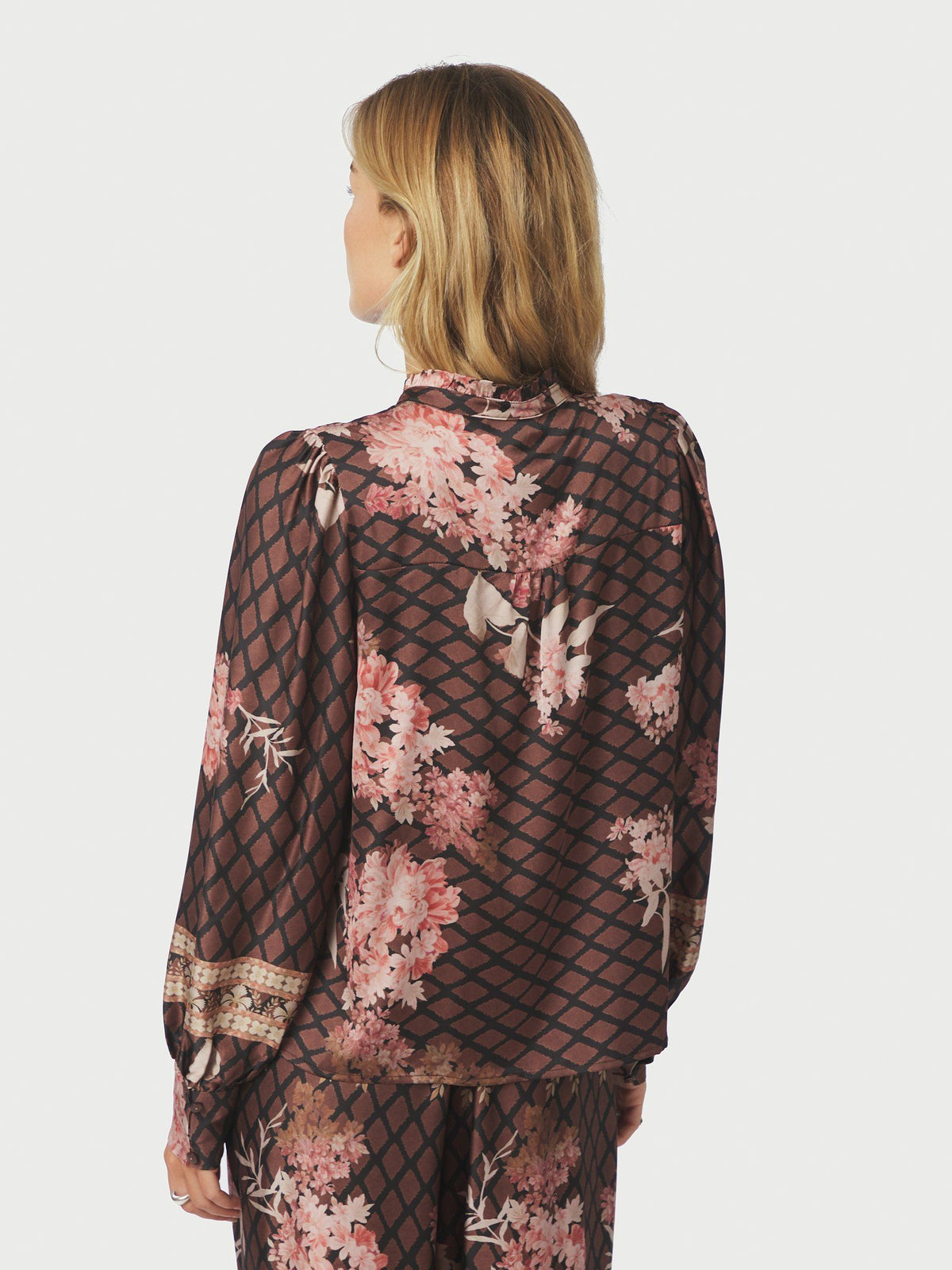 Massima Botanical Border Blouse