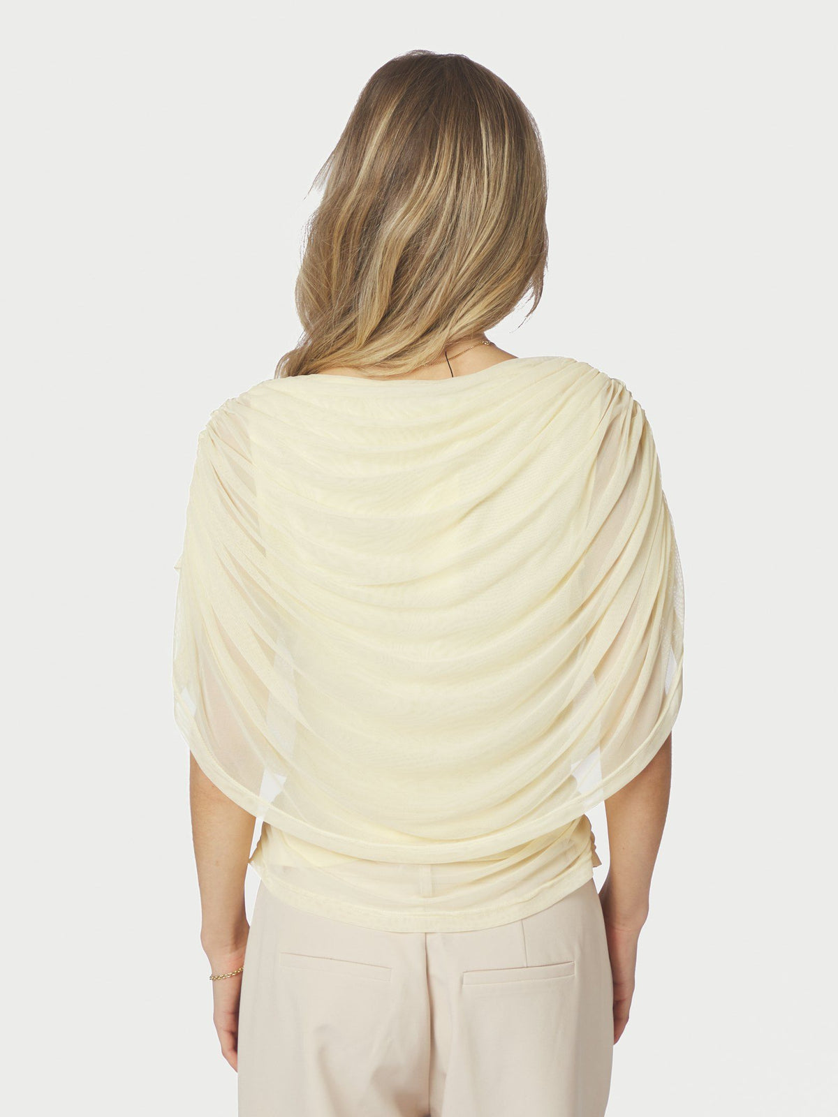Cottuna Drapy Mesh Top