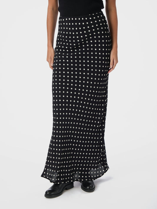 Viso Crepe Dot Skirt