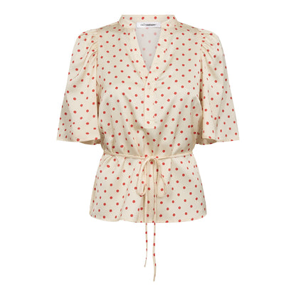 CambriaCC Dot SS Blouse