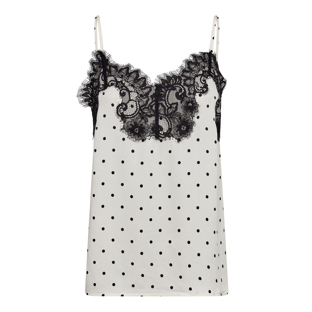 AmeliCC Dot Lace Singlet