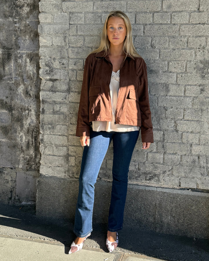 Paula Short Suede Jacket