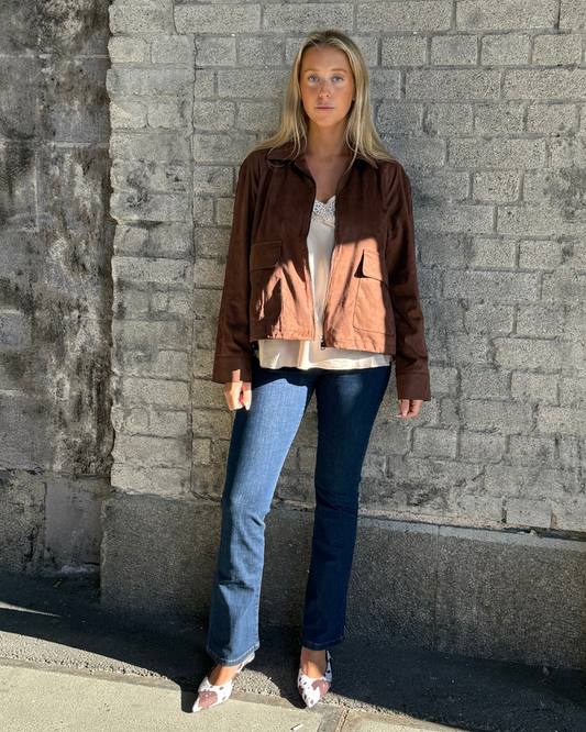 Paula Short Suede Jacket