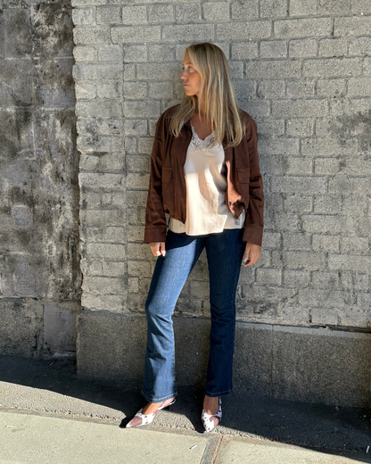 Paula Short Suede Jacket