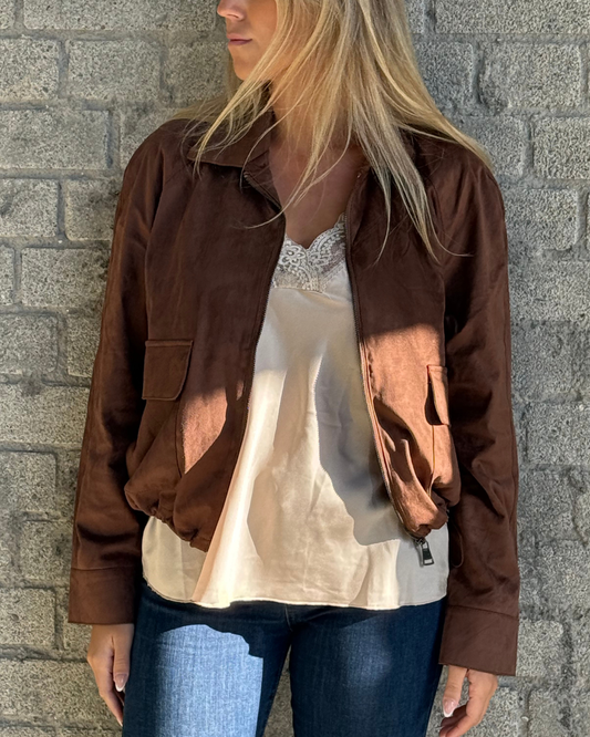 Paula Short Suede Jacket