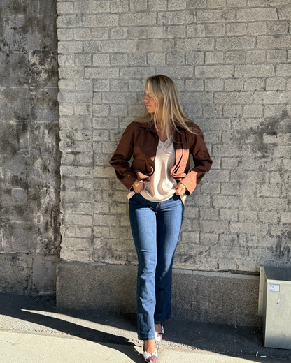 Paula Short Suede Jacket