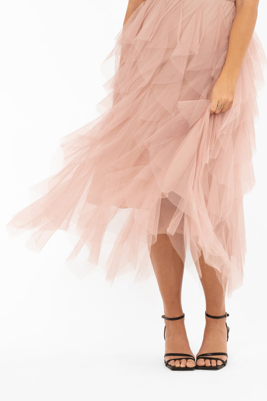 Clara Tulle Dress Powder Pink