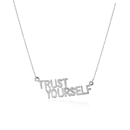 STATEMENT QUOTE MINI HALSBAND - TRUST YOURSELF