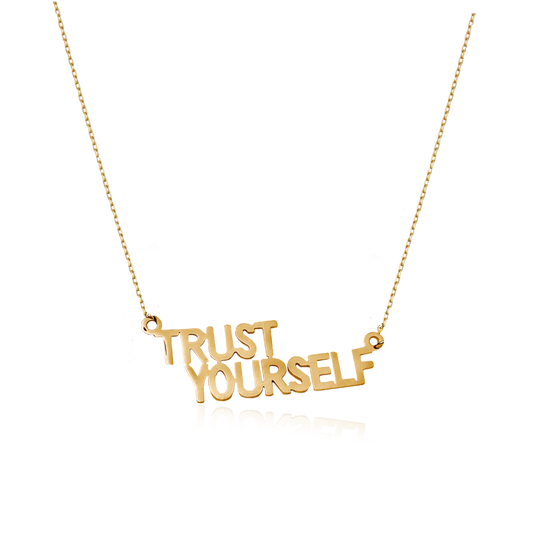 STATEMENT QUOTE MINI HALSBAND - TRUST YOURSELF