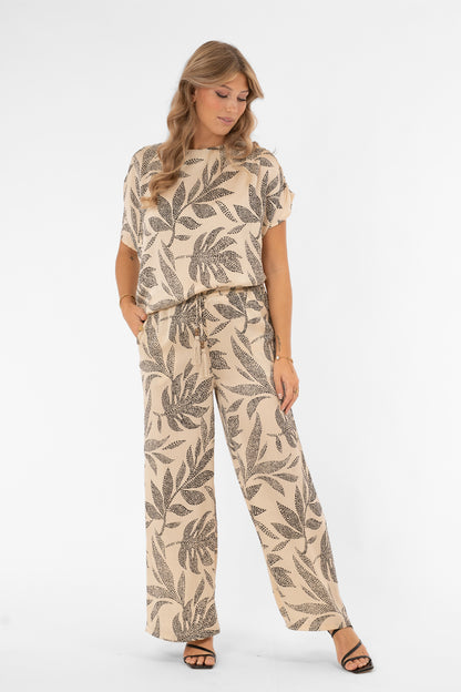 Lush Pants Champagne/Black