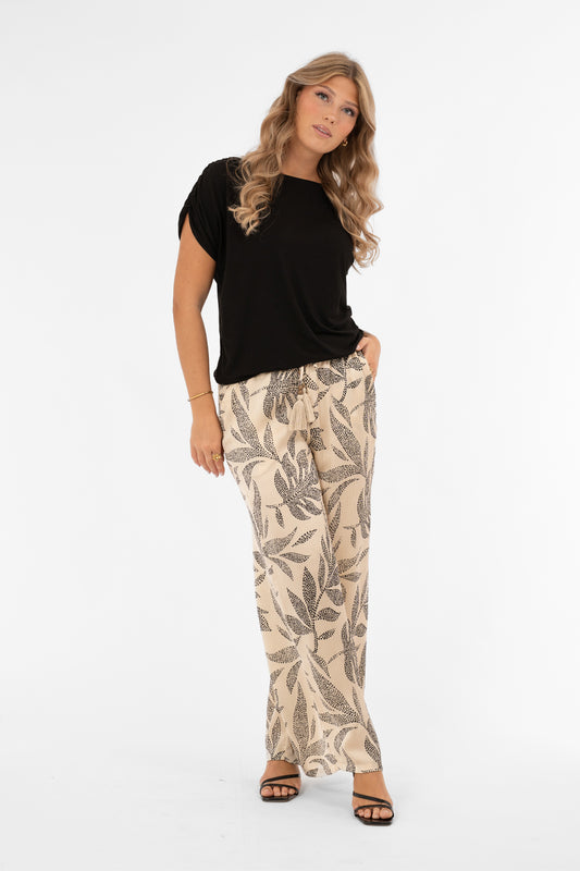 Lush Pants Champagne/Black