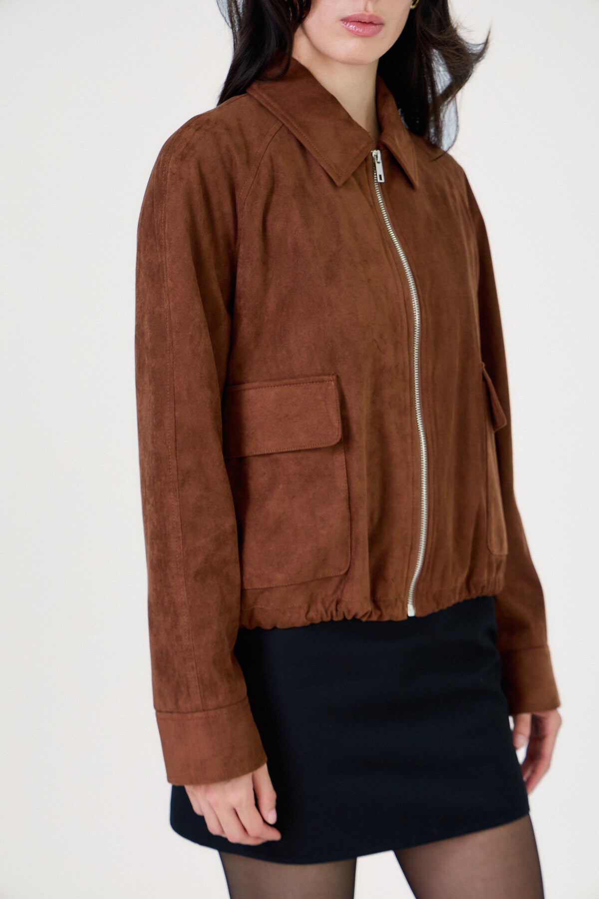 Paula Short Suede Jacket