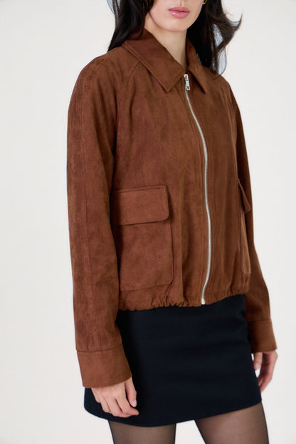 Paula Short Suede Jacket