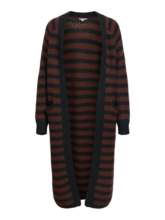 OBJMILU LS LO LONG KNIT  CARDIGAN