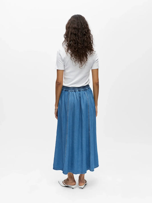 OBJFRAME MW DENIM SKIRT