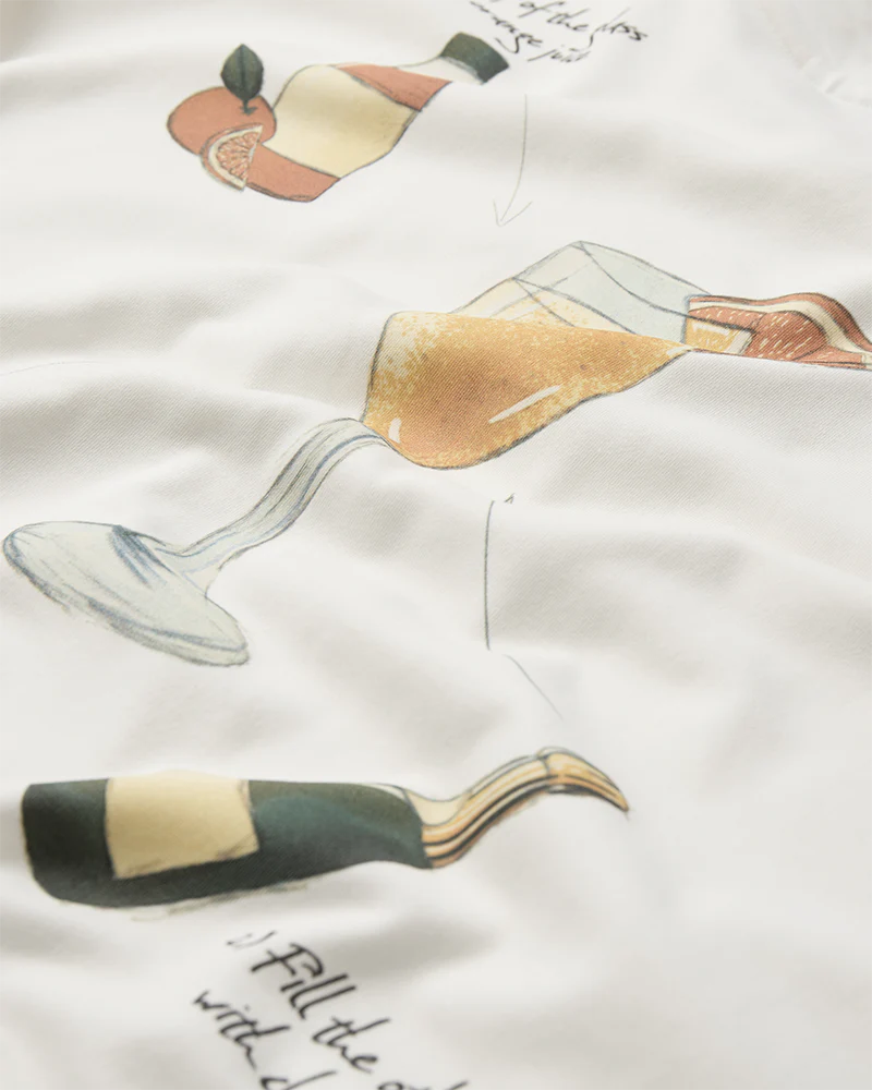 CMMUSE - T-SHIRT IN WHITE AND YELLOW