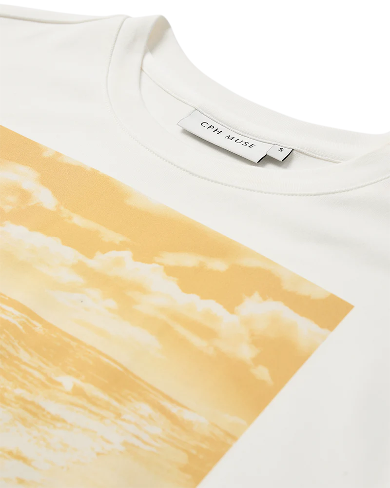 CMMUSE - T-SHIRT IN WHITE