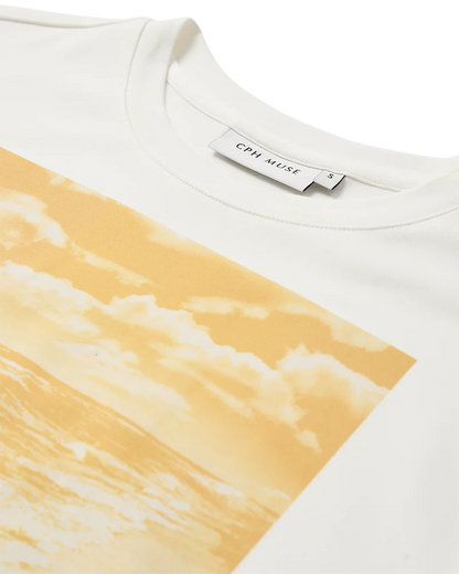 CMMUSE - T-SHIRT IN WHITE