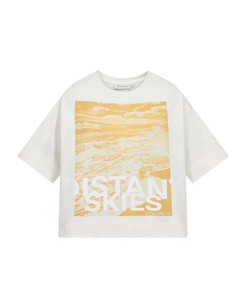 CMMUSE - T-SHIRT IN WHITE