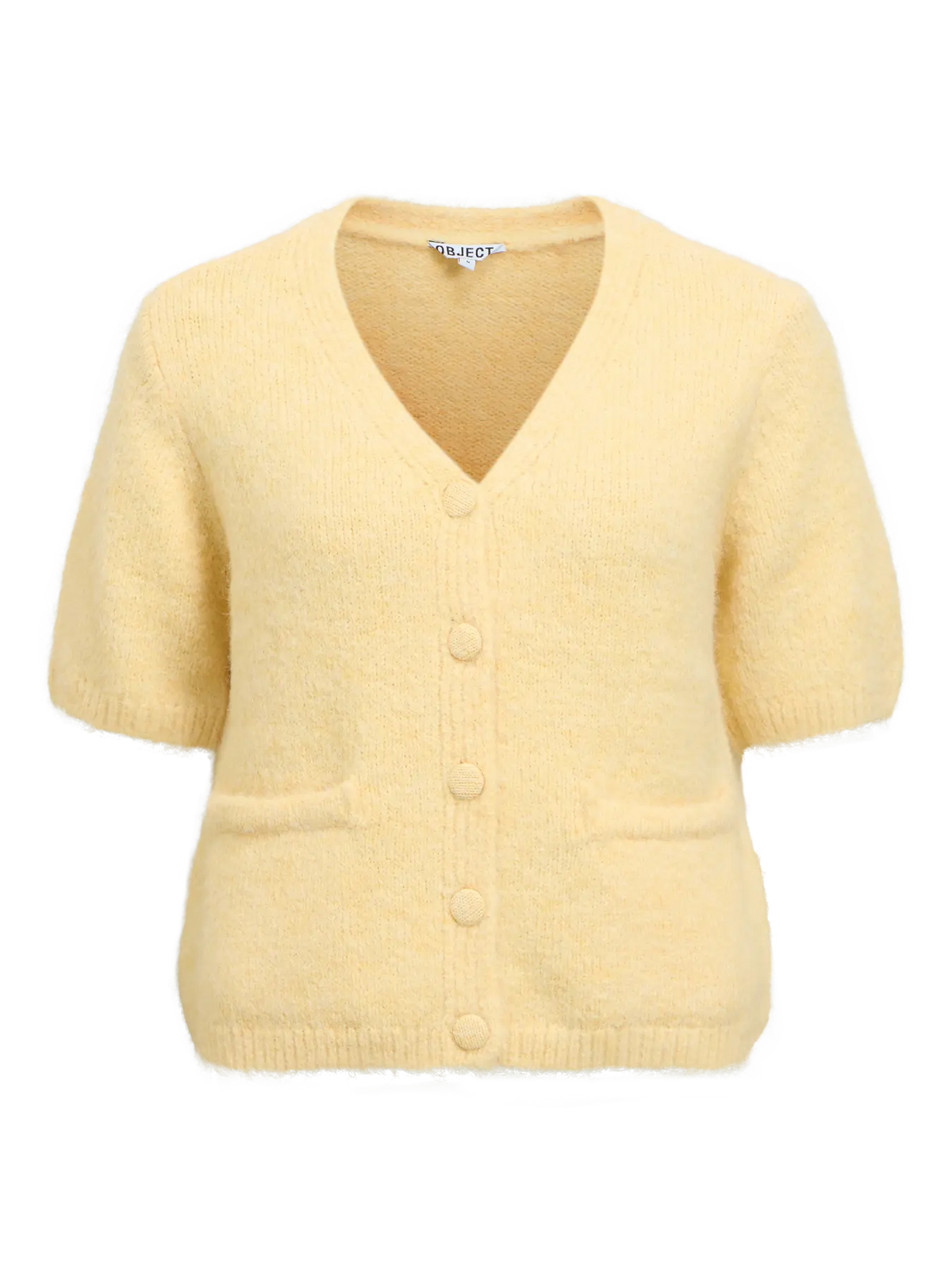OBJSAGGIA RE SS V-NECK KNIT CARDIGAN DIV