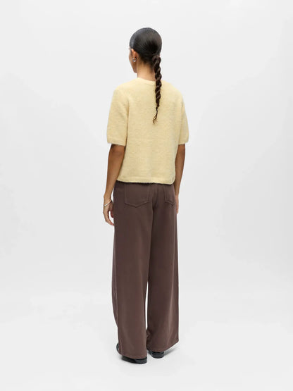 OBJSAGGIA RE SS V-NECK KNIT CARDIGAN DIV